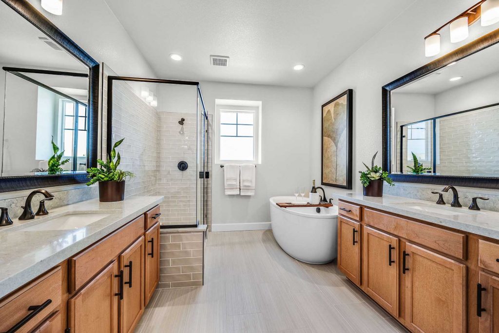 Primary Bath | Townsend | Ellis at Tracy by Landsea Homes