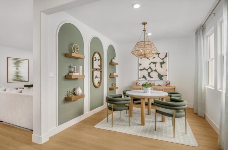 Dining Room | Merrick | Ashbourne by Woodside Homes | ellis in Tracy