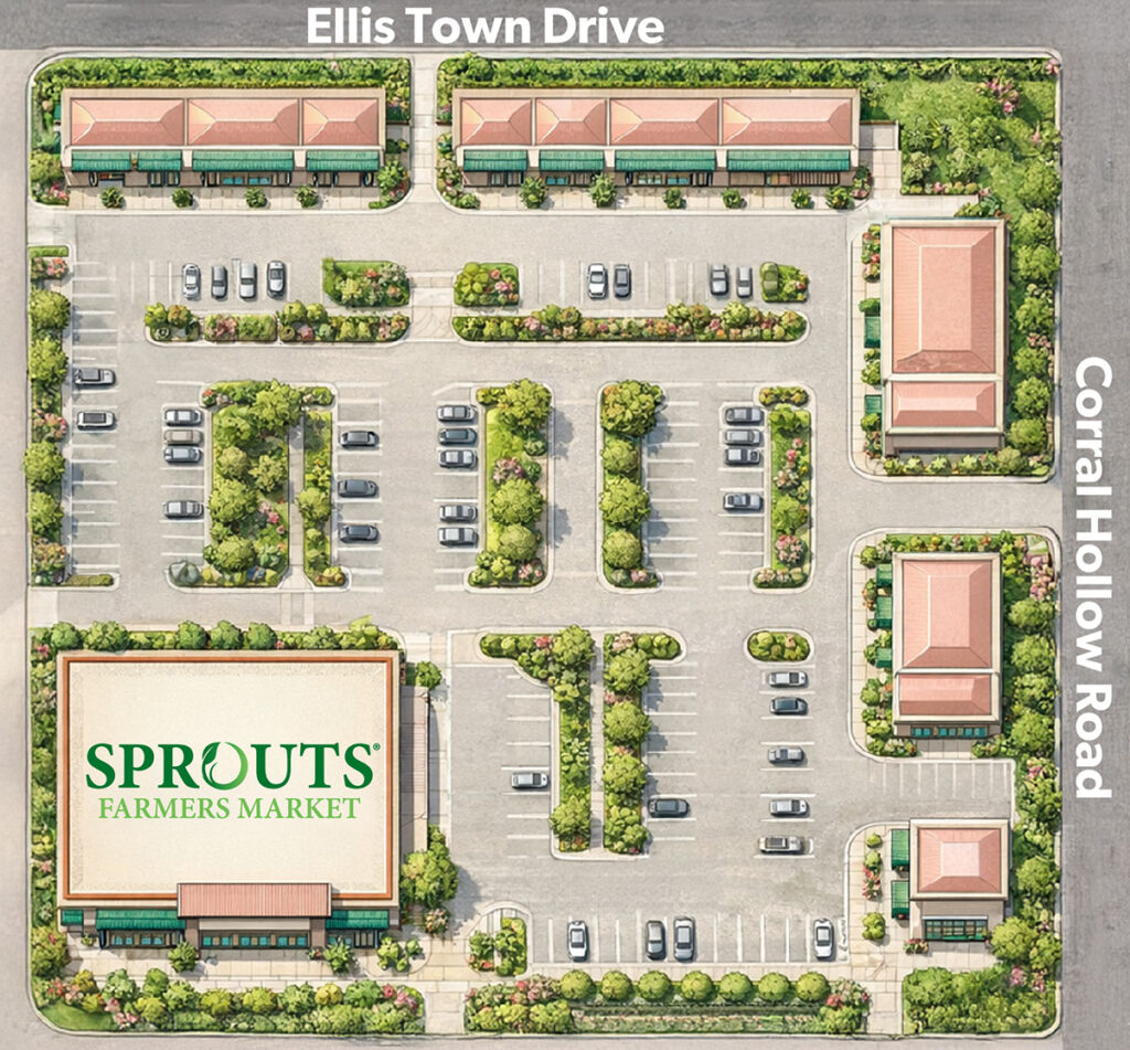 Map of Village Center at ellis in Tracy, CA